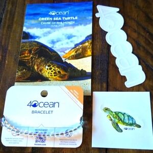 "4Ocean Bracelets" Set Of 7 New Bracelets.